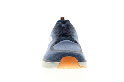 Skechers Ultra Groove Jarmer 232033 Mens Blue Canvas Lifestyle Sneakers Shoes