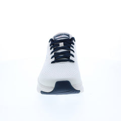 Skechers Arch Fit 232040 Mens White Canvas Lace Up Lifestyle