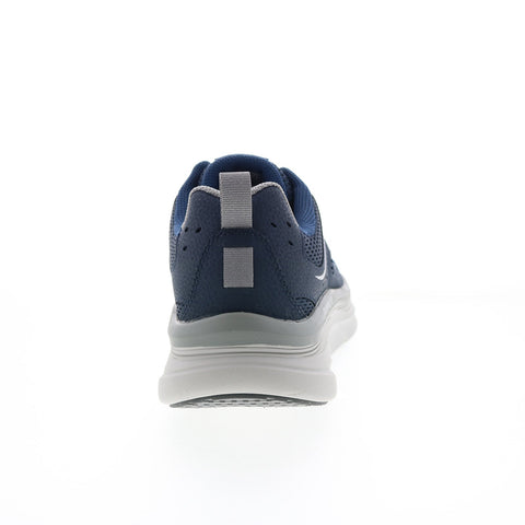 Skechers D'Lux Walker Mens Blue Extra Wide Lifestyle Sneakers Shoes