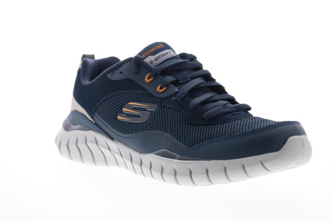 Skechers Overhaul Betley 232046 Mens Blue Mesh Athletic Cross Training Shoes