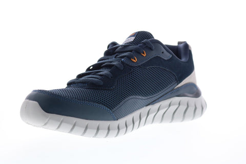 Skechers Overhaul Betley 232046 Mens Blue Mesh Athletic Cross Training Shoes