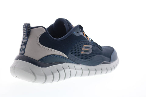 Skechers Overhaul Betley 232046 Mens Blue Mesh Athletic Cross Training Shoes