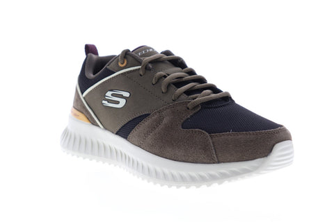 Skechers Matera 2.0 Konstable 232058 Mens Green Suede Low Top Sneakers Shoes
