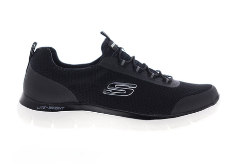 Skechers Summits Repinski 232060 Mens Black Mesh Lifestyle Sneakers Shoes