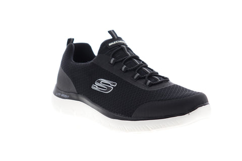 Skechers Summits Repinski 232060 Mens Black Mesh Lifestyle Sneakers Shoes