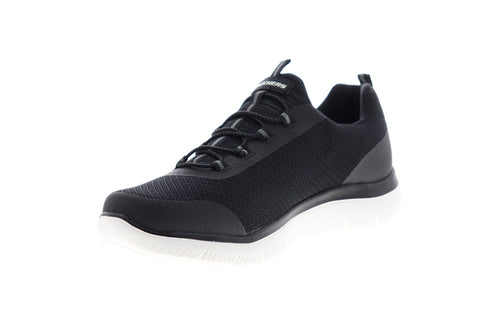 Skechers Summits Repinski 232060 Mens Black Mesh Lifestyle Sneakers Shoes