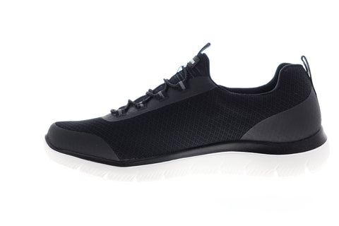 Skechers Summits Repinski 232060 Mens Black Mesh Lifestyle Sneakers Shoes