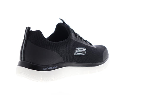 Skechers Summits Repinski 232060 Mens Black Mesh Lifestyle Sneakers Shoes