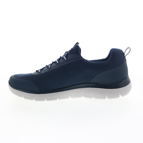 Skechers Summits Repinski 232060 Mens Blue Canvas Lifestyle Sneakers Shoes