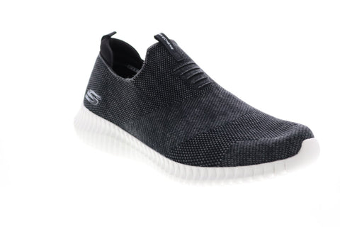 Skechers Sport Elite Flex 232066 Mens Black Canvas Lifestyle Sneakers Shoes