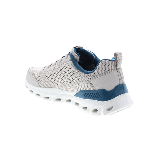 Skechers Glide Step 232135 Mens Gray Canvas Lifestyle Sneakers Shoes