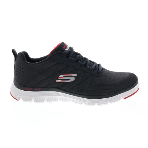 Skechers Flex Advantage 4.0 Valkin Mens Black Lifestyle Sneakers Shoes