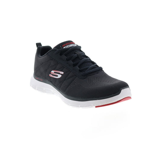 Skechers Flex Advantage 4.0 Valkin Mens Black Lifestyle Sneakers Shoes
