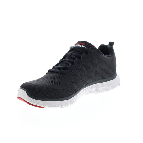Skechers Flex Advantage 4.0 Valkin Mens Black Lifestyle Sneakers Shoes