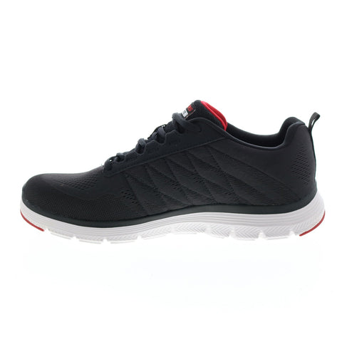 Skechers Flex Advantage 4.0 Valkin Mens Black Lifestyle Sneakers Shoes