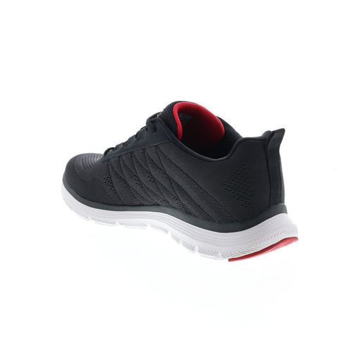Skechers Flex Advantage 4.0 Valkin Mens Black Lifestyle Sneakers Shoes