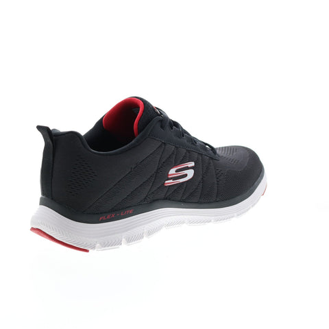 Skechers Flex Advantage 4.0 Valkin Mens Black Lifestyle Sneakers Shoes