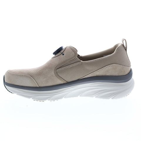 Skechers D'Lux Walker Regate 232259 Mens Brown Suede Athletic Walking Shoes
