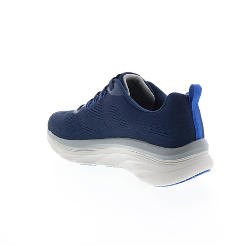Skechers Relaxed Fit D'Lux Walker Commuter 232261 Mens Blue Sneakers Shoes