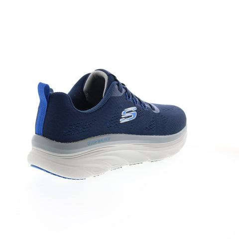 Skechers Relaxed Fit D'Lux Walker Commuter 232261 Mens Blue Sneakers Shoes