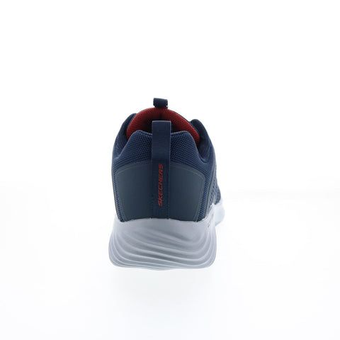 Skechers Bounder High Degree Mens Blue Wide Lifestyle Sneakers Shoes