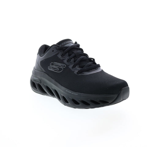 Skechers Arch Fit Glide Step Highlighter Mens Black Lifestyle Sneakers Shoes