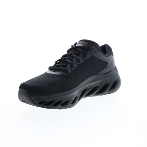 Skechers Arch Fit Glide Step Highlighter Mens Black Lifestyle Sneakers Shoes