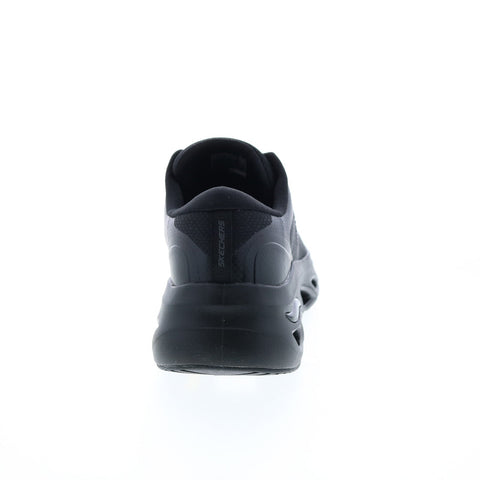 Skechers Arch Fit Glide Step Highlighter Mens Black Lifestyle Sneakers Shoes
