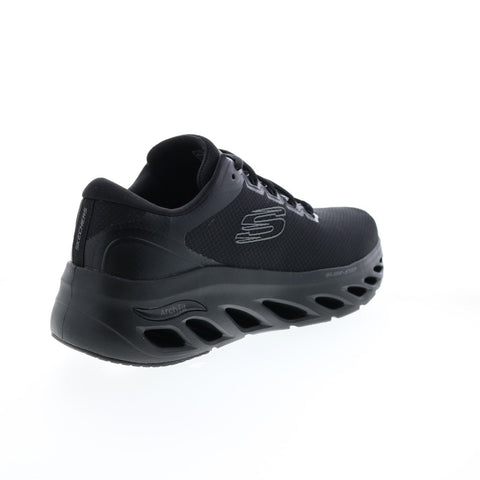 Skechers Arch Fit Glide Step Highlighter Mens Black Lifestyle Sneakers Shoes