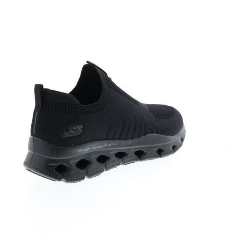 Skechers Glide Step Flex 232325W Mens Black Wide Lifestyle Sneakers Shoes