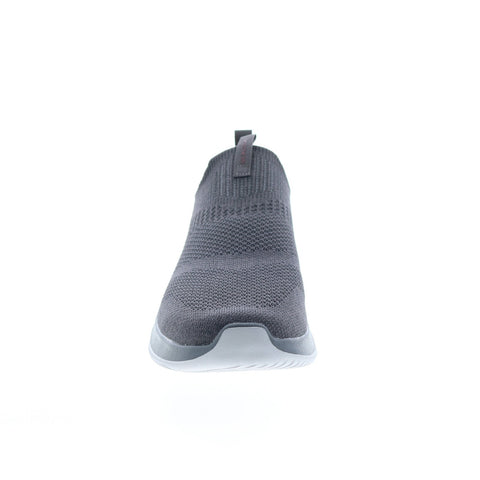 Skechers Ultra Flex 3.0 Demcheck Mens Gray Canvas Lifestyle Sneakers Shoes