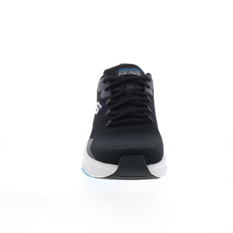 Skechers D'Lux Fitness Roam 232358 Mens Black Canvas Lifestyle Sneakers Shoes