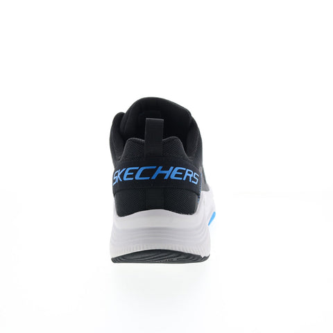 Skechers D'Lux Fitness Roam 232358 Mens Black Canvas Lifestyle Sneakers Shoes