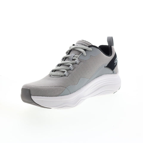 Skechers D'Lux Fitness Roam Free 232358 Mens Gray Lifestyle Sneakers Shoes