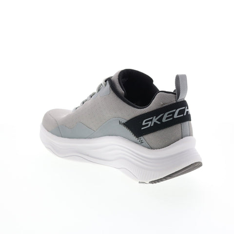 Skechers D'Lux Fitness Roam Free 232358 Mens Gray Lifestyle Sneakers Shoes