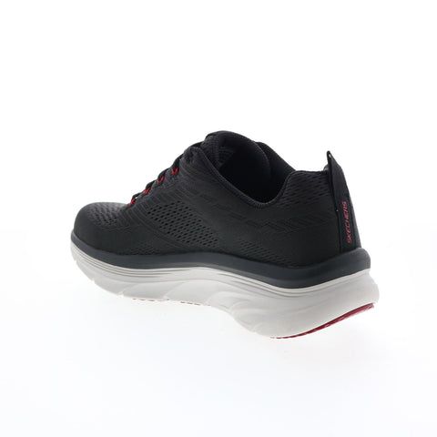 Skechers Relaxed Fit D'Lux Walker Meerno Mens Black Lifestyle Sneakers Shoes