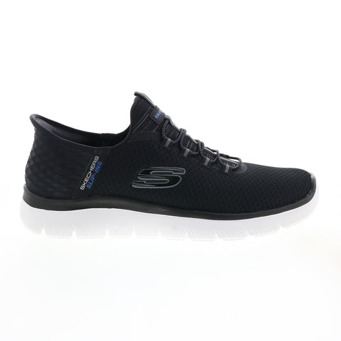Skechers Summits High Range 232457 Mens Black Canvas Lifestyle Sneakers Shoes