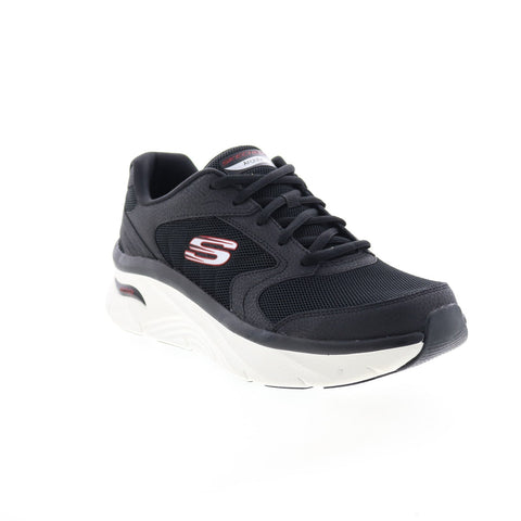 Skechers Relaxed Fit Arch Fit D'Lux Junction Mens Black Sneakers Shoes