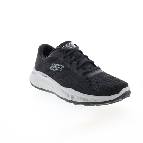 Skechers Relaxed Fit Equalizer 5.0 New Interval Mens Black Sneakers Shoes
