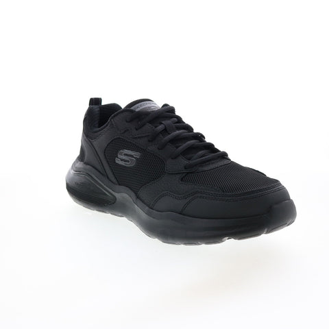 Skechers Air Cushioning Binson 232560 Mens Black Lifestyle Sneakers Shoes