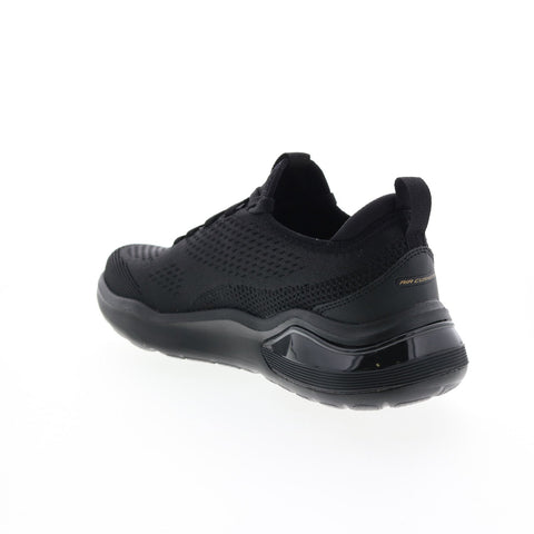 Skechers Air Cushioning 232561 Mens Black Canvas Lifestyle Sneakers Shoes