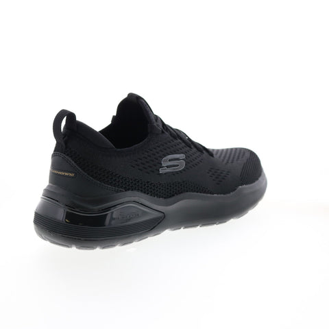 Skechers Air Cushioning 232561 Mens Black Canvas Lifestyle Sneakers Shoes