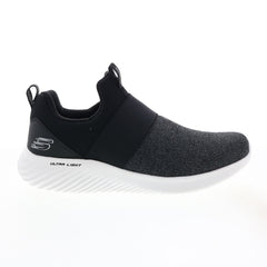 Skechers Bounder Inshore 232575 Mens Black Canvas Lifestyle Sneakers Shoes