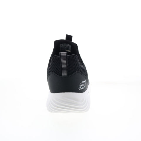 Skechers Bounder Inshore 232575 Mens Black Canvas Lifestyle Sneakers Shoes