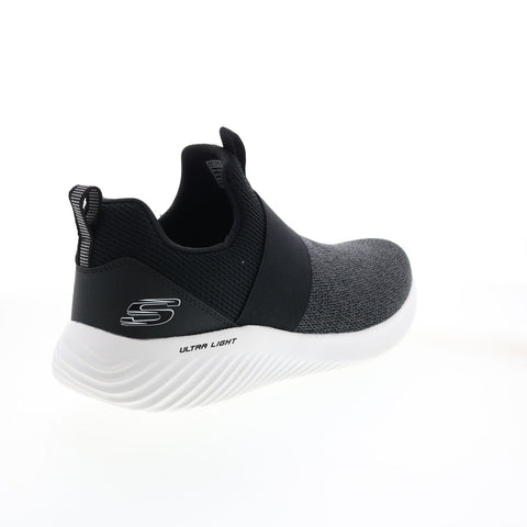 Skechers Bounder Inshore 232575 Mens Black Canvas Lifestyle Sneakers Shoes