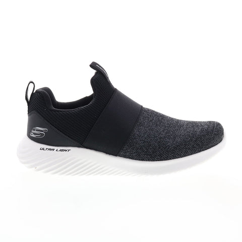 Skechers Bounder Inshore 232575W Mens Black Wide Lifestyle Sneakers Shoes