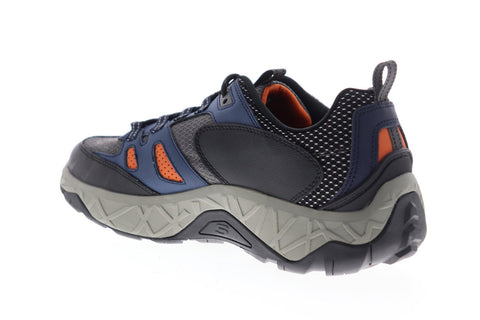 Skechers Sawback Pro 237006 Mens Blue Mesh Lace Up Athletic Walking Shoes