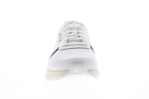 Skechers Speedtooth 237007 Mens White Leather Low Top Lifestyle Sneakers Shoes