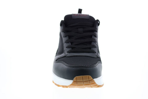 Skechers Uno Fastime 237016 Mens Black Canvas Lifestyle Sneakers Shoes