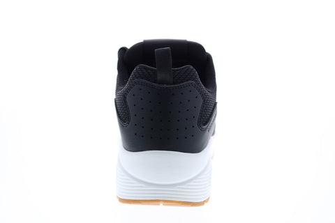 Skechers Uno Fastime 237016 Mens Black Canvas Lifestyle Sneakers Shoes
